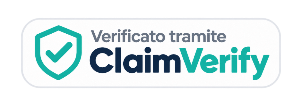 Verificato tramite ClaimVerify